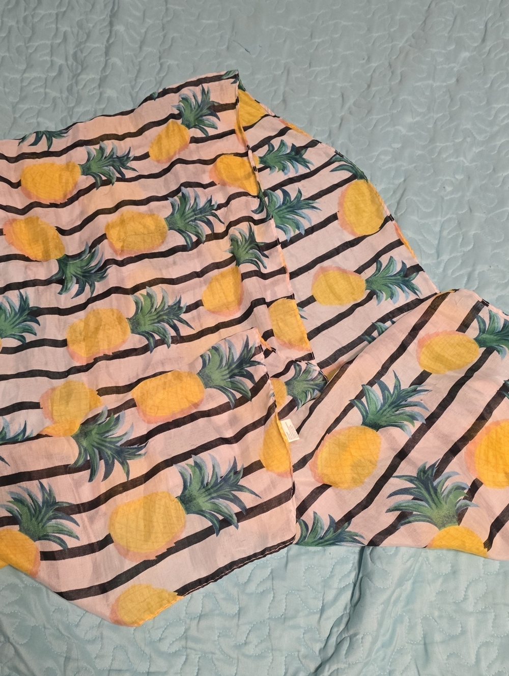 Men's Pink Pineapple Print Casual Shorts